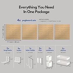 Keepo Pegboard Combination Kit, Pegboards and