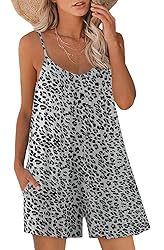 snugwind Womens Casual Leopard Printed Sleeveless