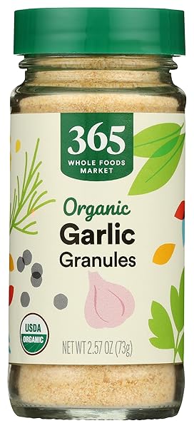 365 BY WHOLE FOODS MARKET, ORGANIC GARLIC GRANULES, 2.57 OUNCE