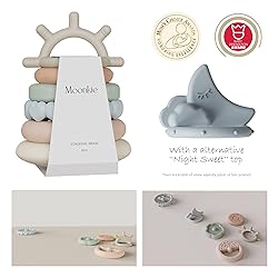 Moonkie Stacks of Circles Soft Teething Toy