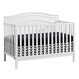 Oxford Baby Nolan 4-in-1 Convertible Baby Crib, Snow White, GreenGuard Gold Certified