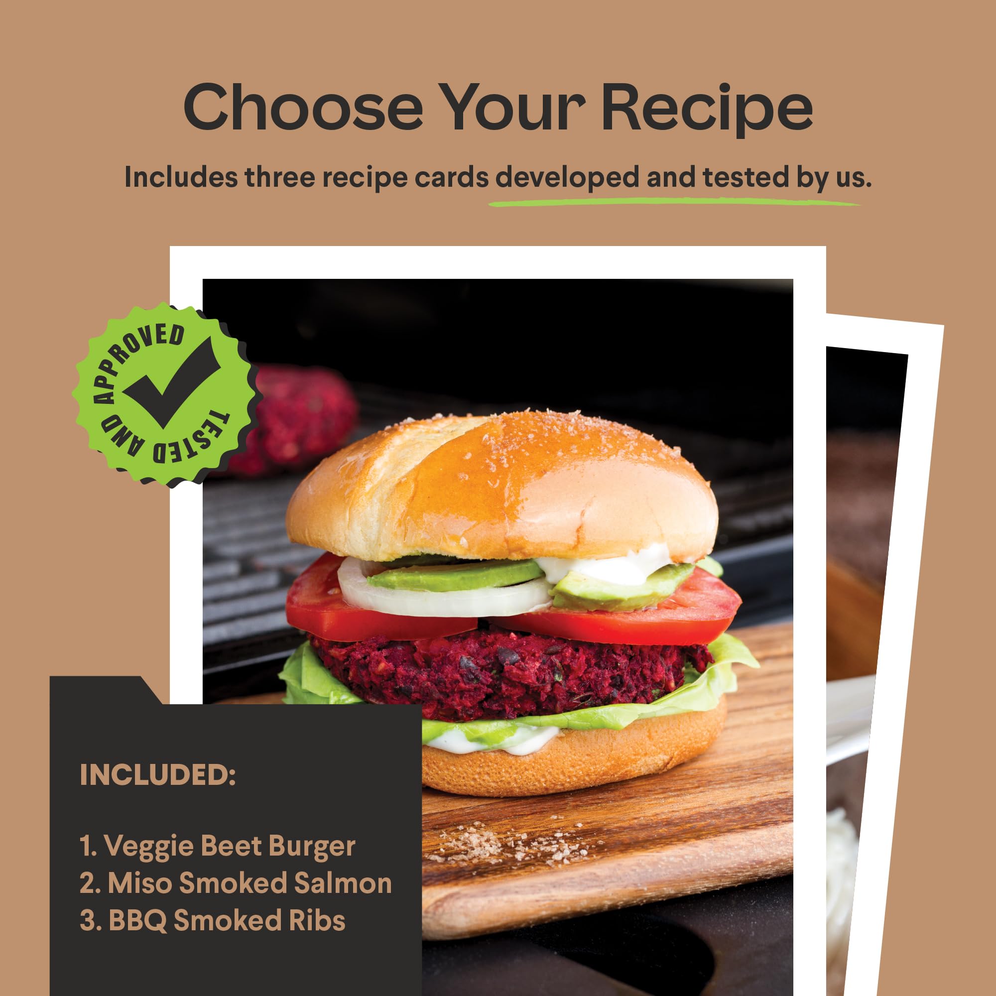 Deluxe Smoker Box for Gas Grilling - Complete BBQ Smoker Box Kit with Wood Chips, Stainless Steel Smoke Box for Gas Grill & Charcoal, Thermometer, Scraper & Recipes - Smoker Accessories Gifts for Men