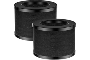 LINNIW 2 Pack TZ-K1 Replacement Filter Compatible with ToLife TZ-K1 Air Puri-fier, FreAire KN6391 and MK01 MK06 Air Purifi-ers, 3-in-1 H13 HEPA Filter, Activated Carbon and Pre-filter, 360° Rotating Filter