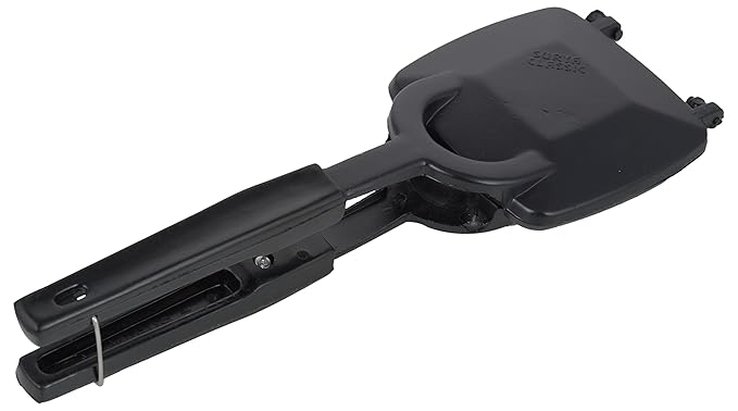 A TO Z SALES (Surya) Classic Chrome Non-Stick Coated Gas Toaster, 180 ml, Black