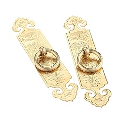 Antique Ring Pull with Plate, Yetaha 2PCS