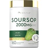 Carlyle Soursop Leaves | 160 Capsules | Graviola | Traditional Herb | Non-GMO and Gluten Free Supplement