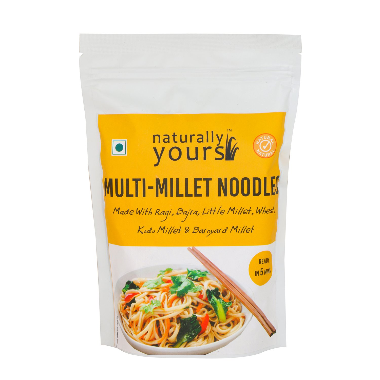 Naturally Yours MultiMillet Noodles, 180g Amazon.in Grocery