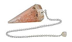 Rose Quartz Orgone Crystal Pendulums for Divination