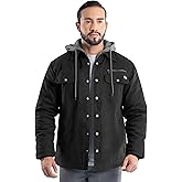 Wrangler mens Hooded Quilted Shirt Jacket