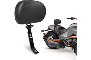 Adjustable Driver Backrest Mount Kit with Storage Pouch Fit for Can-AM Spyder F3 (2015-2023) & F3-S (2015-2025) & F3-L (2016-