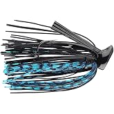 Buckeye Lures 1/2 Oz Flat Top Finesse Jig with Premium Skirting &amp; Rubber Skirt Collar Durable Versatile Fishing Bait