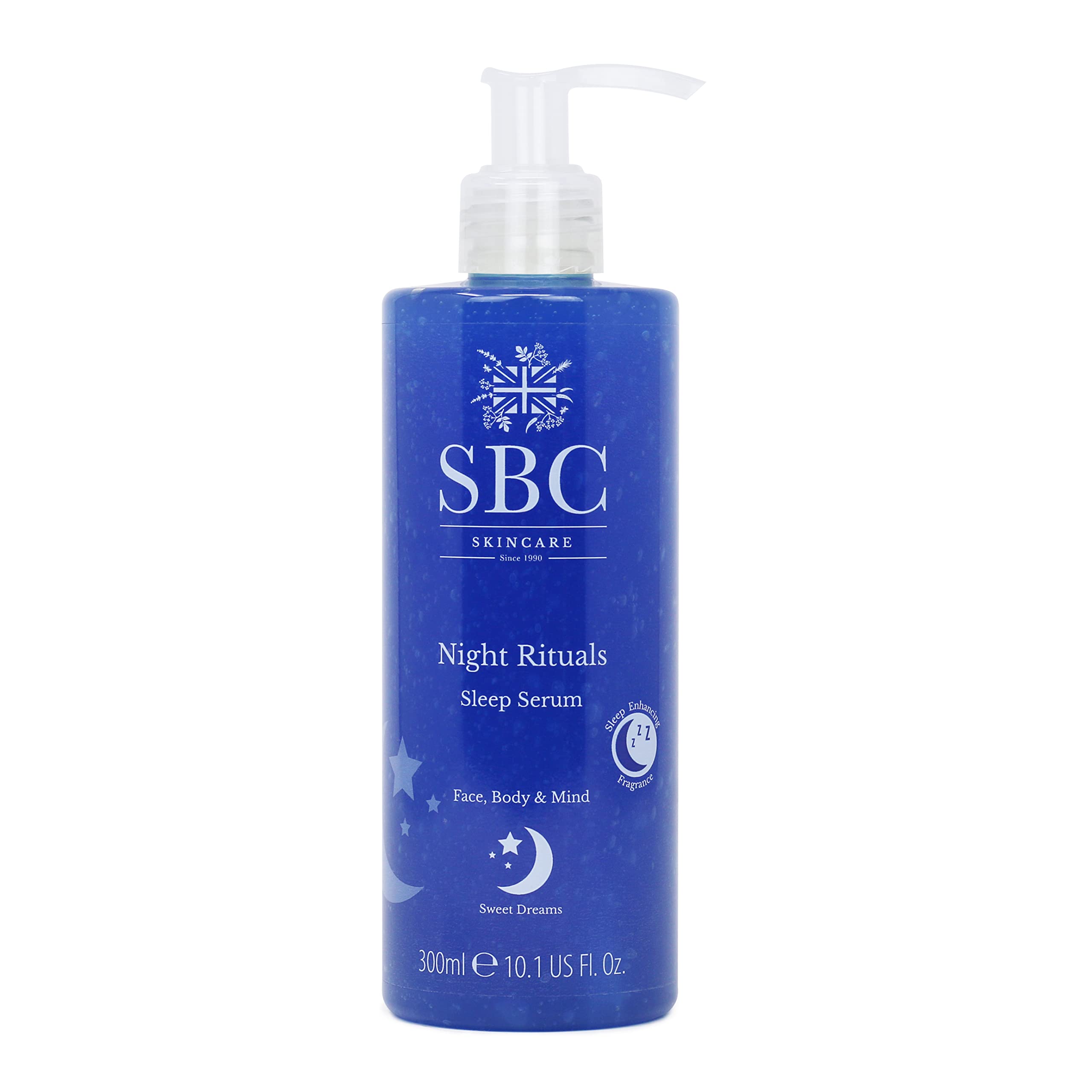 SBC Skincare Night Rituals Sleep Serum 300ml - Relaxing, Moisturising for Face and Body