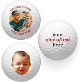 Personalized Golf Balls - Custom Golf Balls with Photo &amp; Text for Dad