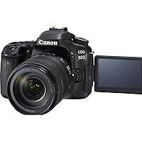 Canon EOS 80D 24.2MP Digital SLR Camera (Black) + EF-S 18-135mm f/3.5-5.6 Image Stabilization USM Lens Kit + 16GB Memory Card