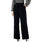 Sam Edelman Sportswear Women's Aminah High Rise Wide Leg Trouser Pant Standard