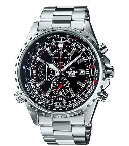 CASIO エディフィス EFR-527 クロノグラフ クォーツ ステンレス Amazon.com: Casio Men's EF527D-1AV 