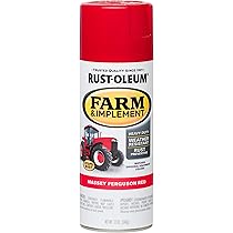 red tree② Rust-Oleum Specialty 280135 Stops Rust Farm & Equipment