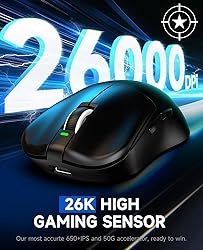 VGN F1 Wireless Gaming Mouse, 26,000 DPI, High