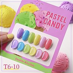 Double Rhythm 6 Pcs 15 ML Gel Polish Set Same Color