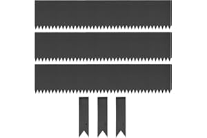 VEVOR Steel Landscape Edging 40 x 8 Inch，Steel Edging 3pcs，Steel Garden Edging Border，Landscape Edging，Steel Lawn Edging，Garden Edging，Garden Border Edging for Landscaping