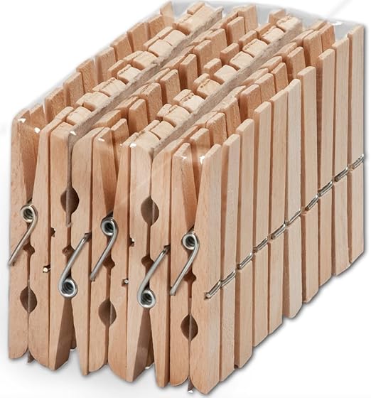 Hofmeister Holz Wascheklammern 100 Stuck Im Set 7 3 Cm Stabil Holzklammern Witterungsbestandig Wasche Aufhangen Basteln Und Dekorieren Standardklammer Fur Jede Wascheleine Auch Zum Basteln Diy Dekorieren Wasche Zubehor Amazon De Kuche