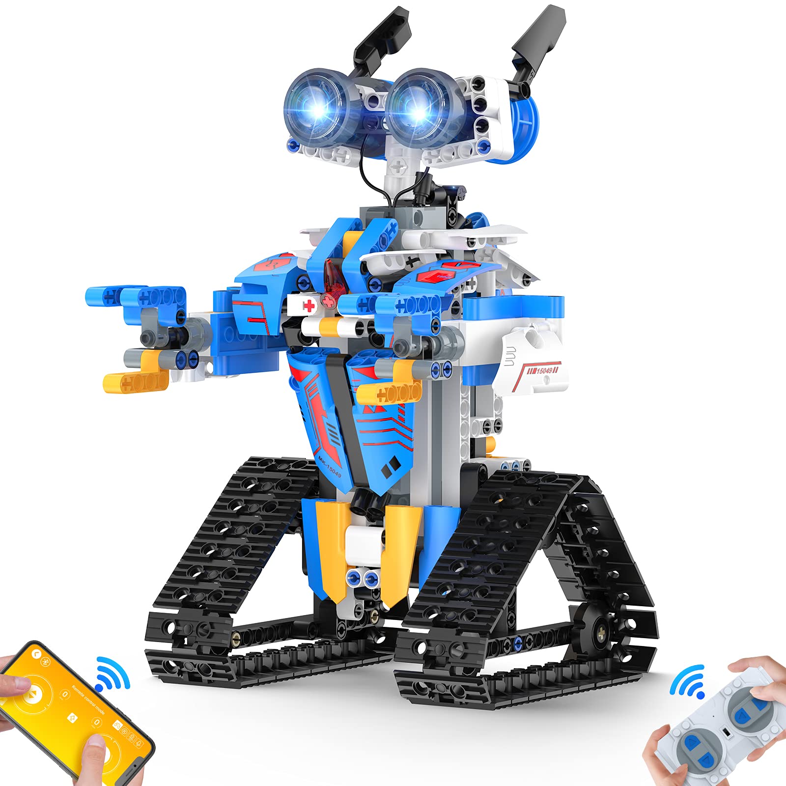 Photo 1 of Henoda Robot Toys for 8-16 Year Old Boys Girls Kids with APP or Remote Control Science Programmable Building Block Kit, STEM Projects Educational Birthday Gifts