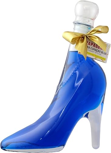 Amazon Co Jp ナンネル シンデレラシュー ブルーキュラソー 瓶 リキュール 350ml 食品 飲料 お酒