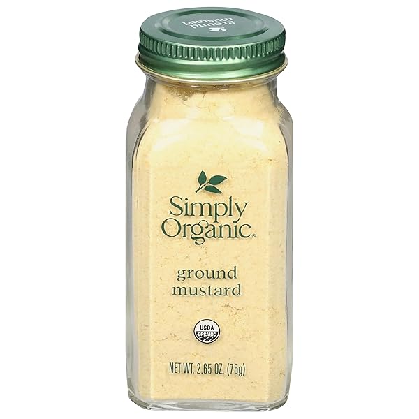 SIMPLY ORGANIC ORGANIC GROUND MUSTARD, 2.65 OZ