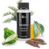 AROMELY Relaxed Essential Diffuser Oil Blend - Signature Diffuser Aroma Scent - Luxurious Fragrance with Notes of Cedar, Bergamot, Lemon, Orange and Agarwood (120ML)