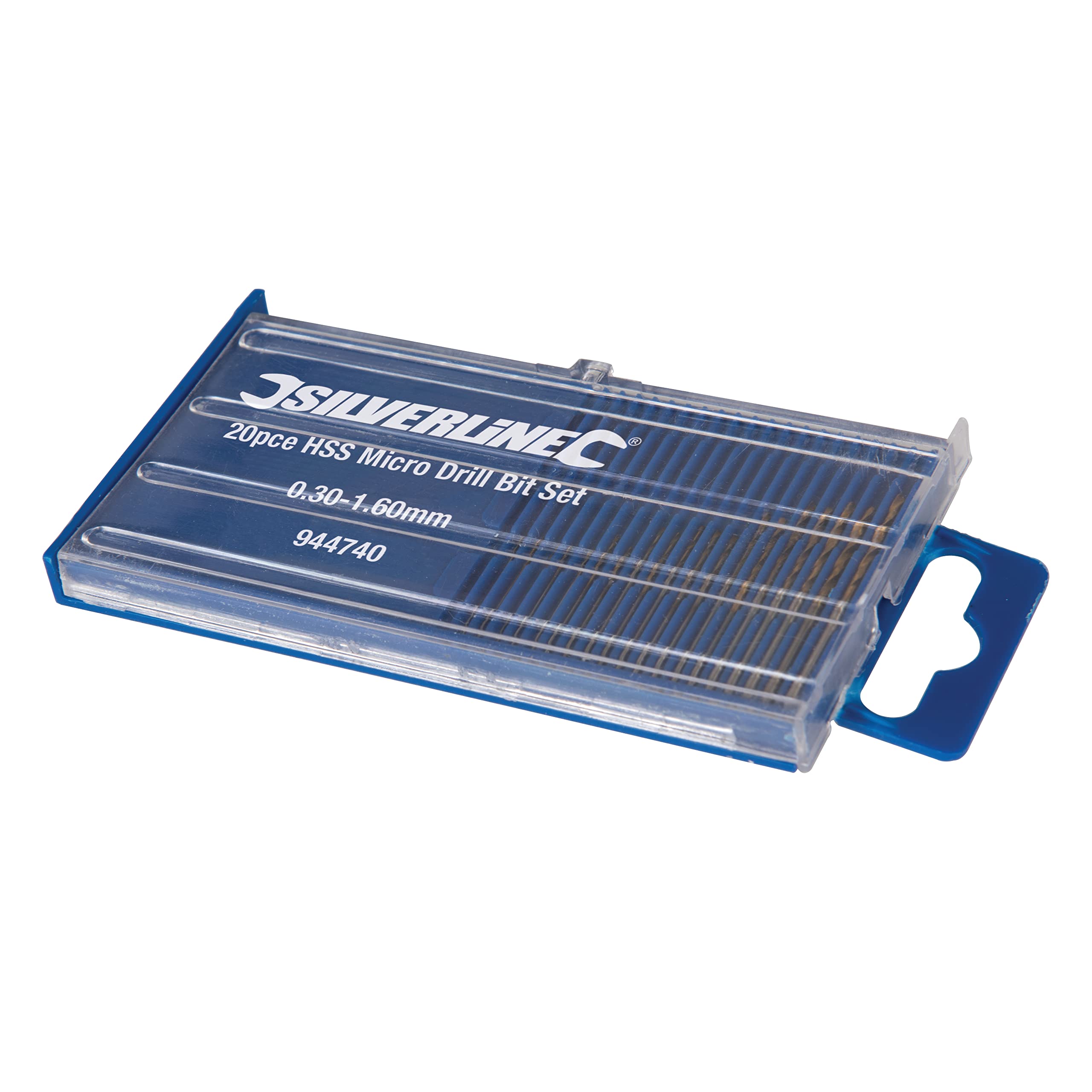 Silverline 944740 HSS Micro Drill Bit Set 20pce 0.3 - 1.6 mm