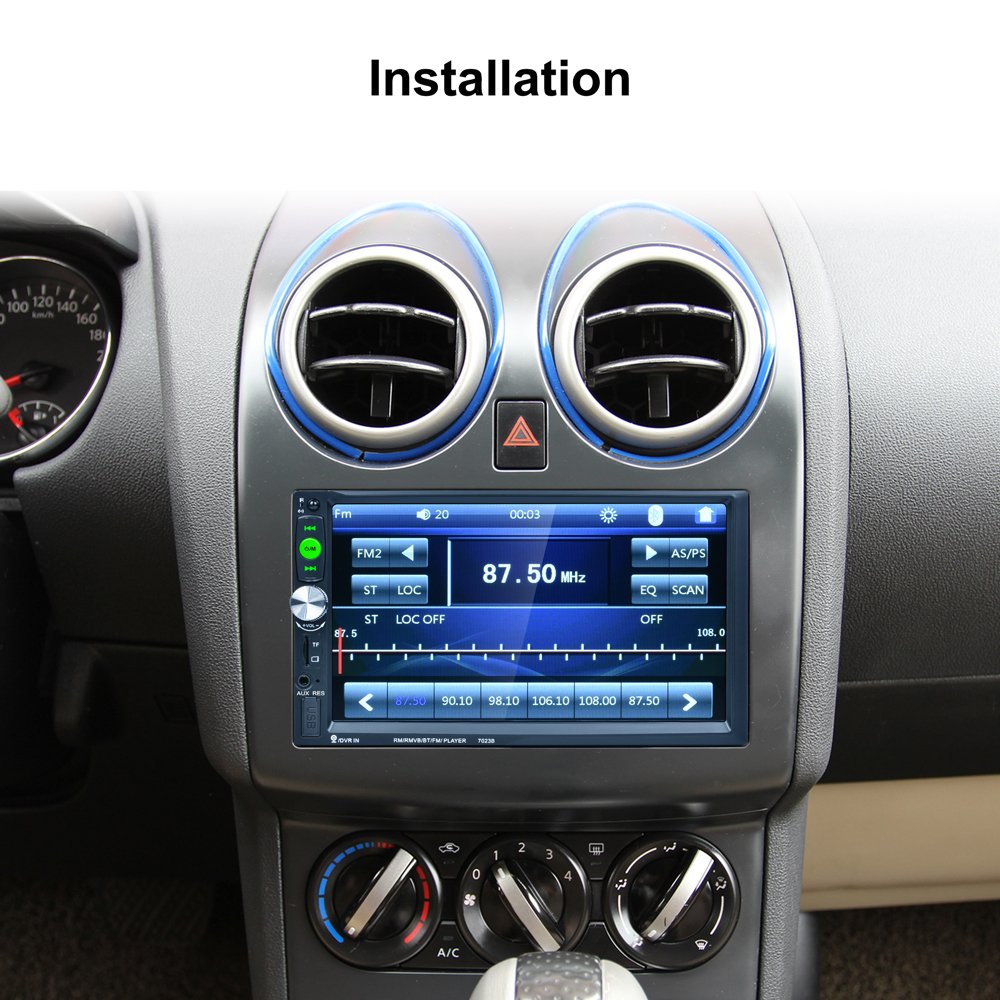 Naladoo 7 Inch In Dash Car Stereo MP5 Player Radio Bluetooth USB AUX