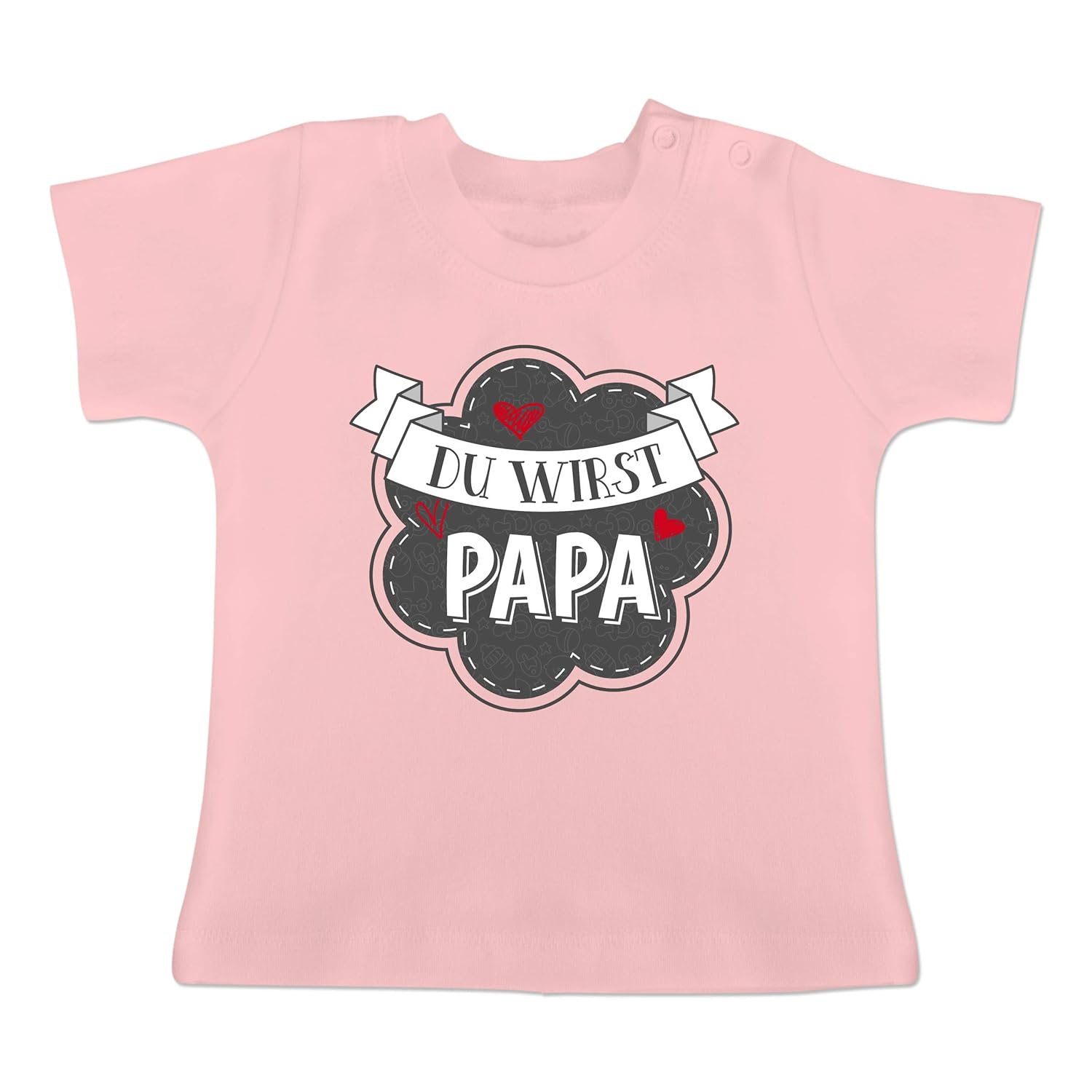 Sprüche Baby Du wirst Papa Baby TShirt Kurzarm Shirtracer Amazon