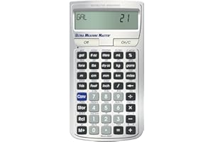 Calculated Industries 8025 Ultra Measure Master Professional Grade U.S. Standard to Metric Conversion Calculator Tool for Engineers, Architects, Builders, Scientists and Students | 60+ Units Built-in, Silver