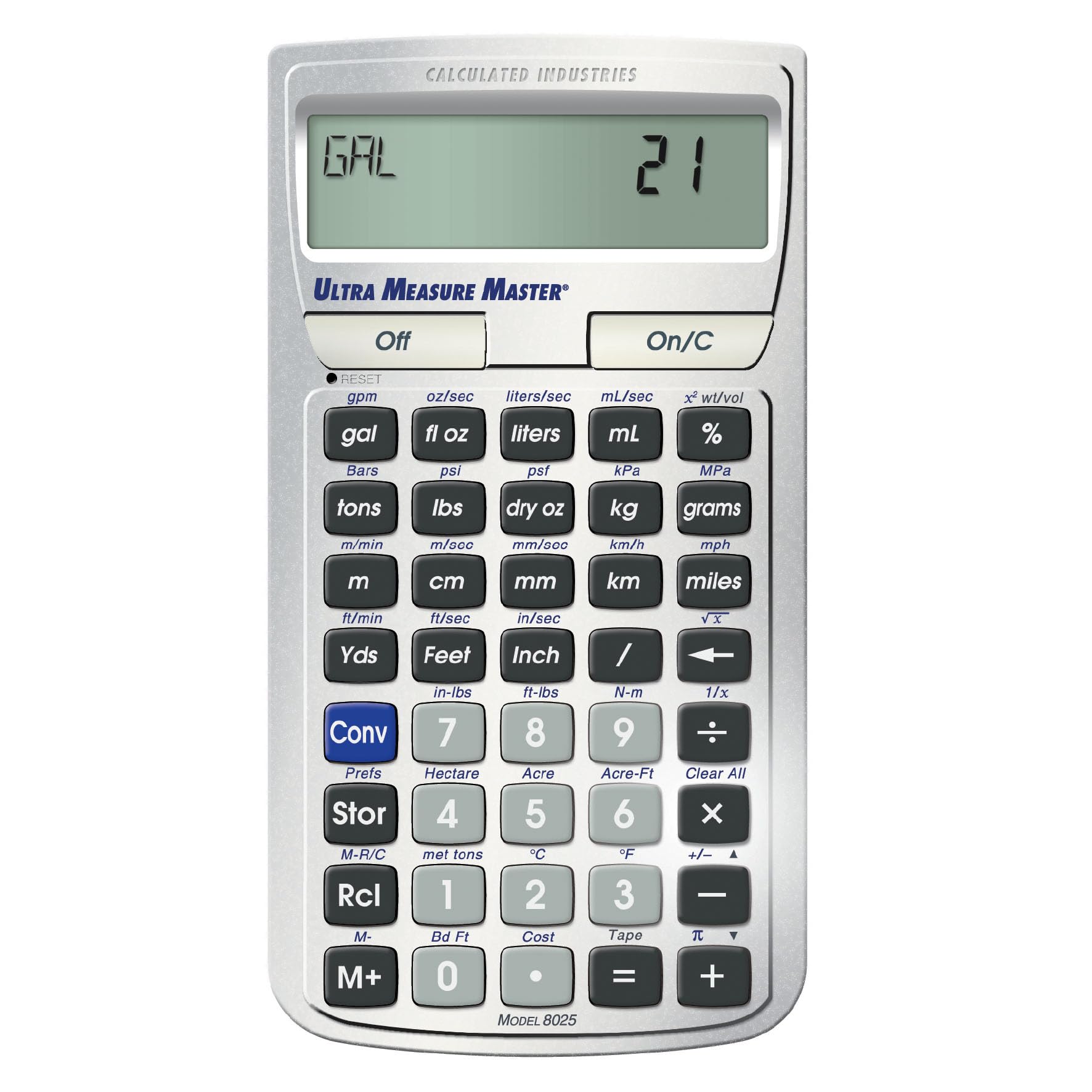 Calculated Industries Ultra Measure Master Scientific Calculator Pouch - Silver