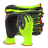 Evridwear Crinkle Latex Rubber Hand Coated Safety