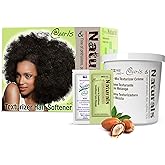 Curls &amp; Naturals Hair &amp; Curl Softener Kit with Moroccan Argan Oil, Nourishes &amp; Moisturizes Natural Curl Patterns, Detangle and Texturize, Wavy Hair Type, Cream, Unisex- 5 oz (No Mix Texturizer)- 1Pack