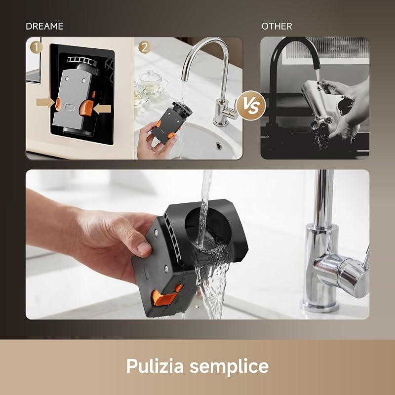 Ecceluxe Slim Macchina da Caffè Espresso Completamente Automatica
