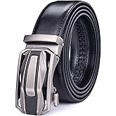 Men Belts Leather Male Slide Ratchet Work Dress Strap w Interchangeable Buckle Beltox