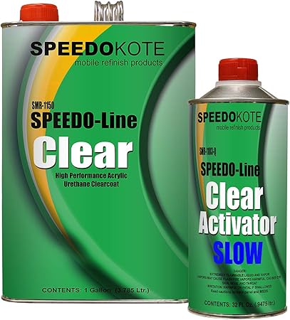 Amazon Co Jp クリアコート2 Kアクリルウレタン Smr 1150 1103 Q 4 1ガロンクリアコートslowキット Car Bike Products
