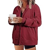 Eytino Women Plus Size Sweatshirts Long Sleeve Zip Up Oversized Casual Hoodies Jackets 2026 Fashion Fall Outfits(1X-5X)