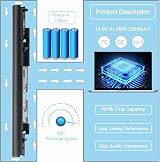 BIUBOTY JC04 Battery for HP Pavilion 15 17 Series 14.6V 2850mAh 41.6Wh view 3