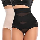 Werena Women Tummy Control Shapewear Panties Shaping Underwear High Waist Body Shaper