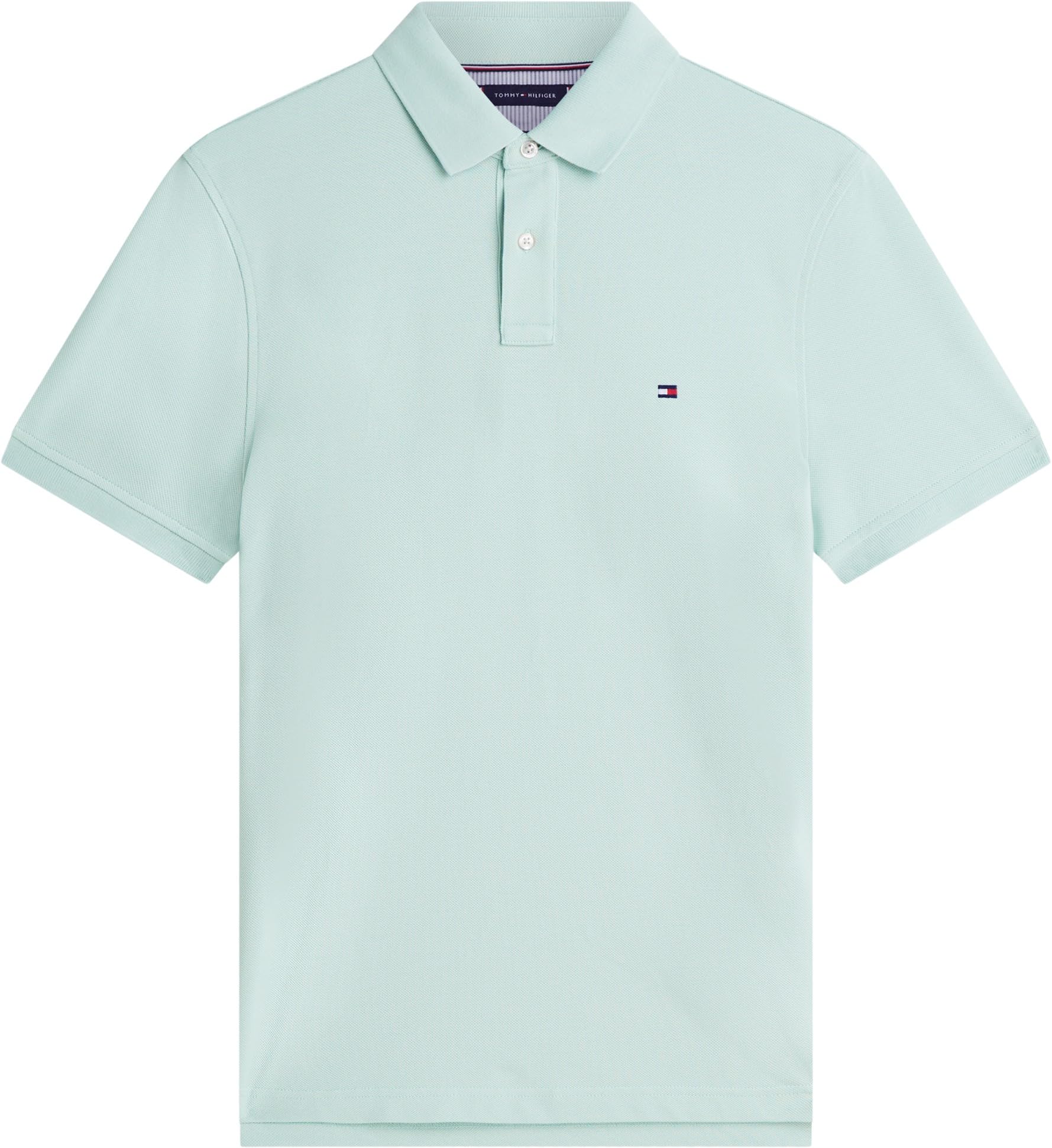 Tommy Hilfiger Herren Poloshirt Kurzarm 1985 Regular Fit, Grün (Crushed Mint), L 5