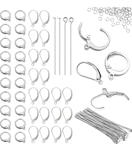 Sterling Silver Leverback Earrings with Open Loop 18mm * Jewelry
