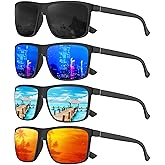 KALIYADI Polarized Mens Sun-Glasses Sunglasses-Men : Classic Sunglasses with UV Protection for Fishing Driving Golf