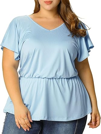 plus size peplum top amazon