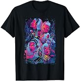 Marvel X-Men Storm of Past and Present Distressed Poster T-Shirt