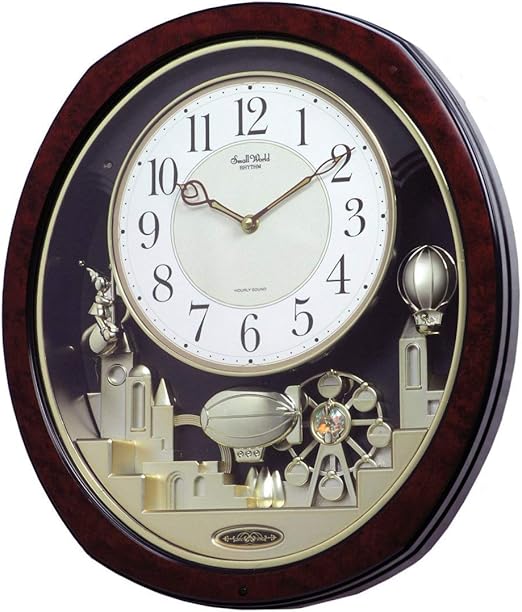 Amazon Com Rhythm Clocks Joyful Land Musical Motion Clock Home