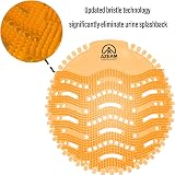 AZEAM Urinal Screens Deodorizer 10 Pack Orange Citrus Fits Most Urinals view 5