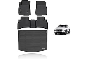 KELCSEECS® 2026 2025 Chevy Trailblazer(AWD) Floor Mats,2024 2023 2022 2021 Chevy Trailblazer(AWD) Floor Mats & Cargo Liner(Only Cargo in Upper Deck Position) Accessories